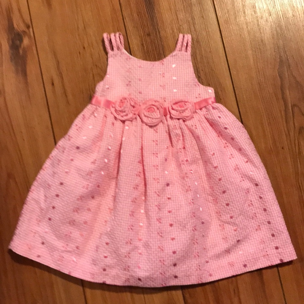 Bonnie Jean pink/white gingham dress